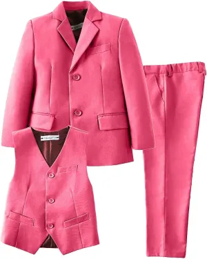 YuanLu Suits for Boys Ring Bearer Outfit Formal Vest and Pants Suit for Boy Wedding Suits Set